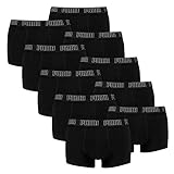 PUMA 10 er Pack Short Boxer Boxershorts Men Pant Unterwäsche kurz 100000884, Farbe:001 - Black, Bekleidungsgröße:M