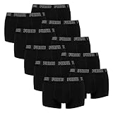 PUMA Herren Shortboxer Unterhosen Trunks 100000884 10er Pack, Wäschegröße:S, Artikel:-001 Black