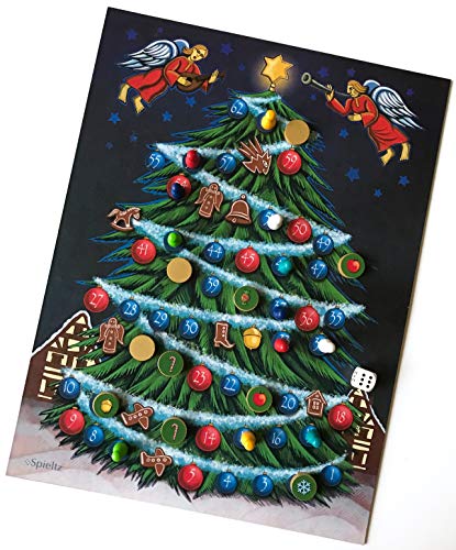 Spieltz Weihnachtsspiel O Tannenbaum! Familienspiel für Weihnachten + Advent, Brettspiel, 2. Auflage