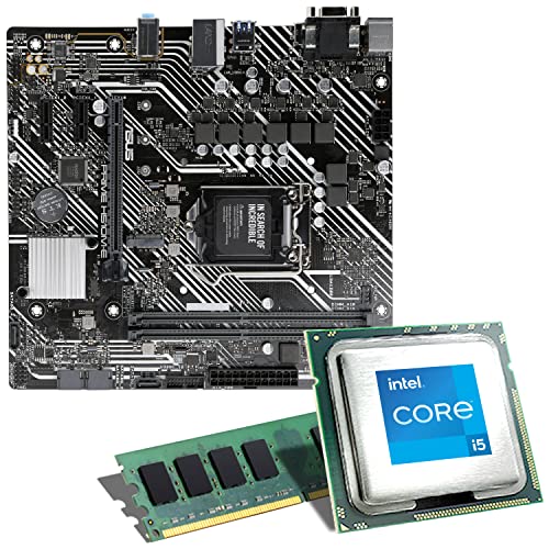 Mainboard Bundle | Intel Core i5-11400F 6x2600 MHz, GIGABYTE H510M S2H V2, 16 GB DDR4-RAM, 1x M.2 Port, 4X SATA 6Gb/s, USB 3.2 Gen1 | Tuning Kit | CSL PC Aufrüstkit