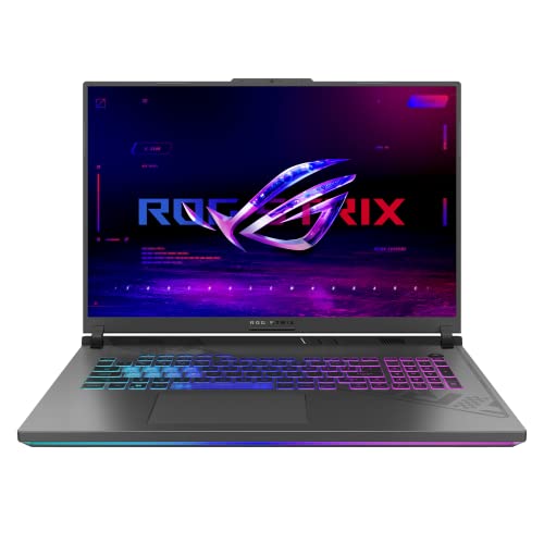 ASUS ROG Strix G18 Gaming Laptop | 18" FHD+ 165Hz/7ms entspiegeltes IPS Display | Intel Core i9-13980HX | 16 GB RAM | 1 TB SSD | NVIDIA RTX 4080 | Windows 11 | QWERTZ Tastatur | Eclipse Gray