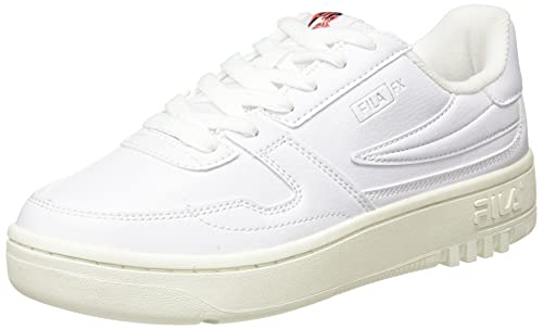 FILA FXVentuno Kids Sneaker, White/Antique White, 31 EU