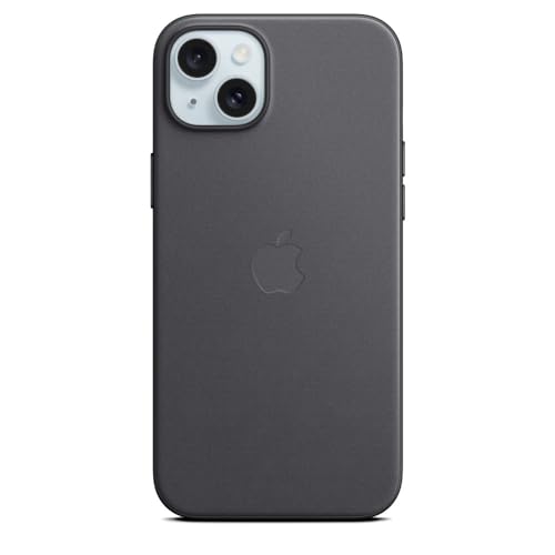 Apple iPhone 15 Plus Feingewebe Case mit MagSafe – Schwarz ​​​​​​​