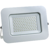 OPT FL5877 - LED-Flutlicht, 100 W, 8500 lm, 6000 K, slim, weiß, IP65