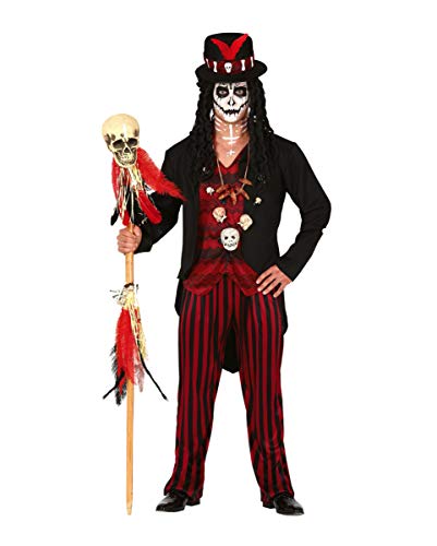Voodoo-Zauber Hexenmeister Herren Kostüm M
