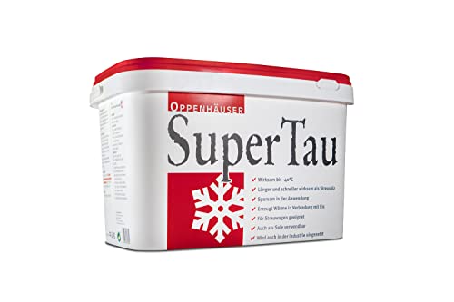 SuperTau Streusalz Alternative im 12,5 kg Eimer Effektiv und Schnell bodenfreundlich und schnell wirksam besonders langanhalten eisfrei