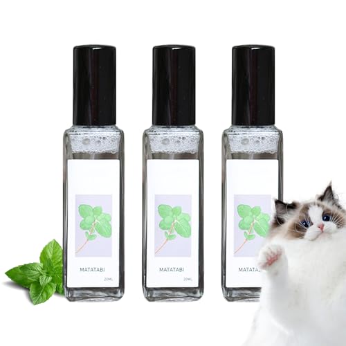 DRABEX Herbal Cat Joy, Herbal Cat Joy Catnip Spray, Herbal Cat Joy Spray, Cat Scratching Spray Mist, Cat Training Spray with Catnip, Cat Anxiety Relief, Cat Calming (3 pcs)