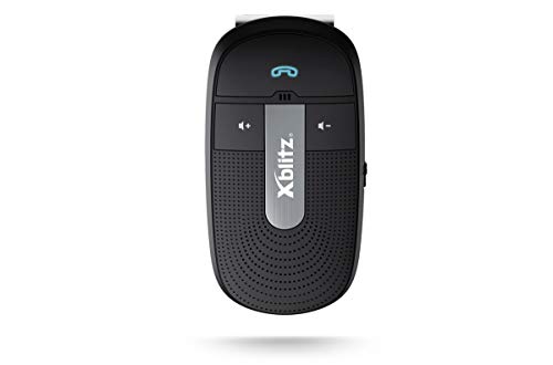 XBLITZ X700 Freisprecheinrichtung Freisprecheinrichtung Bluetooth 4.1 - Autolautsprecher Xblitz X700 Professional, 10 Stunden Sprechzeit, Schwarz