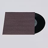 400 St. 12 Zoll LP Premium Innenhüllen anthrazit/schwarz Maxi Single Vinyl Schallplatten ohne Mittelloch edles 80 gr. Papier