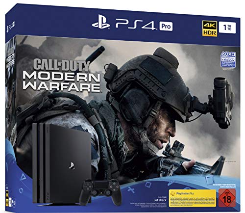 PlayStation 4 Pro - Konsole inkl. Call of Duty - Modern Warfare (1TB, schwarz, Pro)
