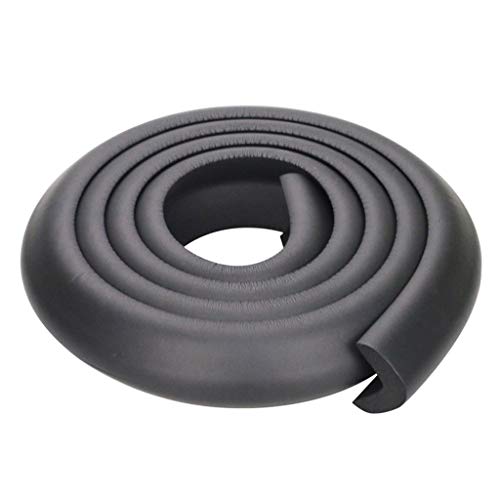 AnSafe Kantenschutz, L-Typ 2 Meter Dick for Möbelkanten Beulen Verhindern Schützen Sie Die Sicherheit Von Kindern Mit Klebeband (Color : Black)