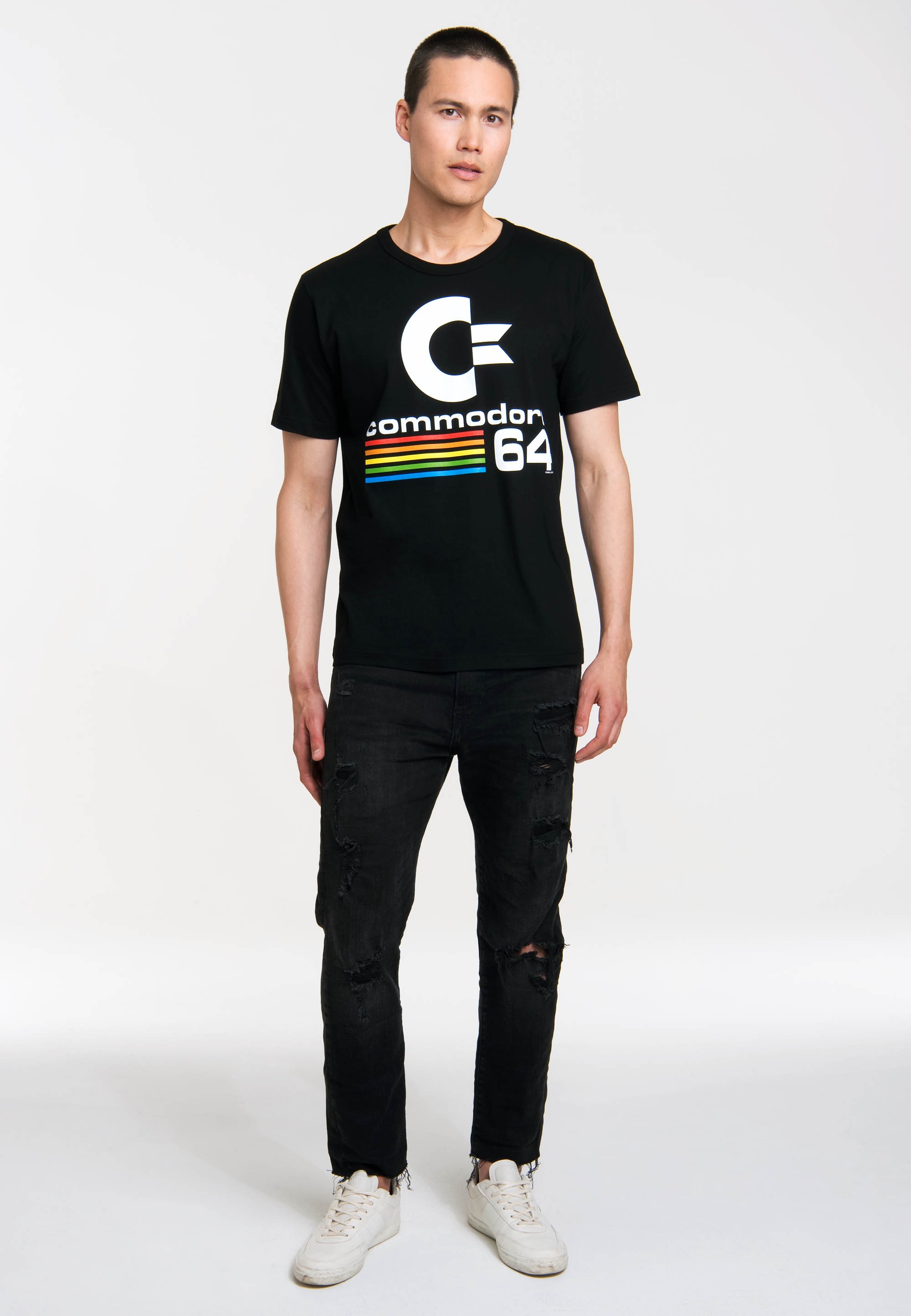 LOGOSHIRT T-Shirt "Commodore C64 Logo" 2