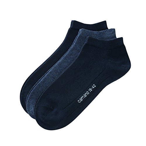 Camano Socken CA-SOFT Sneaker 18er Pack, Größe:43-46;Farbe:Navy/Jeans/Navy (34)