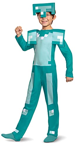 Minecraft DISK11458G Kostüm, Jungen, Diamant, L