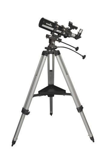 Skywatcher Startravel 80 (80/400) Teleskop auf Stabiler AZ3 Montierung mit Sonderzubehör