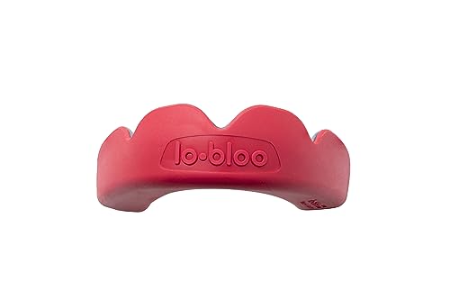 lobloo PRO-FIT Patent Pending, Professional Dual-Density impressionless Mouthguard for High Contact Sports as MMA, Hockey, Football, Rugby. Large +13yrs, Red