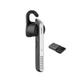 JABRA Stealth UC Bluetooth Headset deutsche Sprachsteuerung, Silber