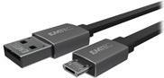 Emtec Cable T700 Dual USB-A/Micro für Smartphone und Tablet flachem Kabel von 120 cm