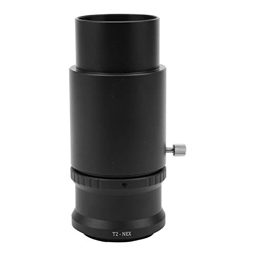 Bindpo Astronomisches Teleskop-Kamera-Set, 2-Zoll-60-mm-Okular-Verlängerungsrohr + T2-NEX-Adapterring-Set für astronomisches Aufnehmen,spiegellose für Sony NEX-Anschlusskamera