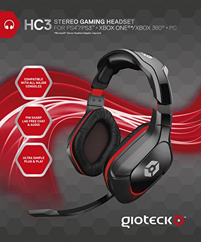Gioteck HC3 Universal Wired Headset - [PS4, PS3, Xbox 360, PC]