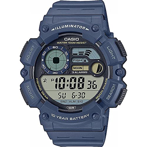 Casio Herren-Armbanduhr Digital Blau WS-1500H-2AVEF