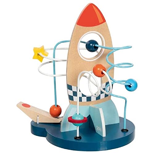 goki 59973 Looping Space Orbit 21 mit galaktischem Katapult Spielzeug für Babys und erste Kindheit, bunt