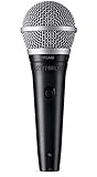 Shure PGA48 Dynamisches Mikrofon - Handmikrofon für Gesang mit Nierencharakteristik, diskretem EIN/Aus-Schalter, 3-poligem XLR-Anschluss, 15' XLR-auf-XLR-Kabel (PGA48-XLR-E)