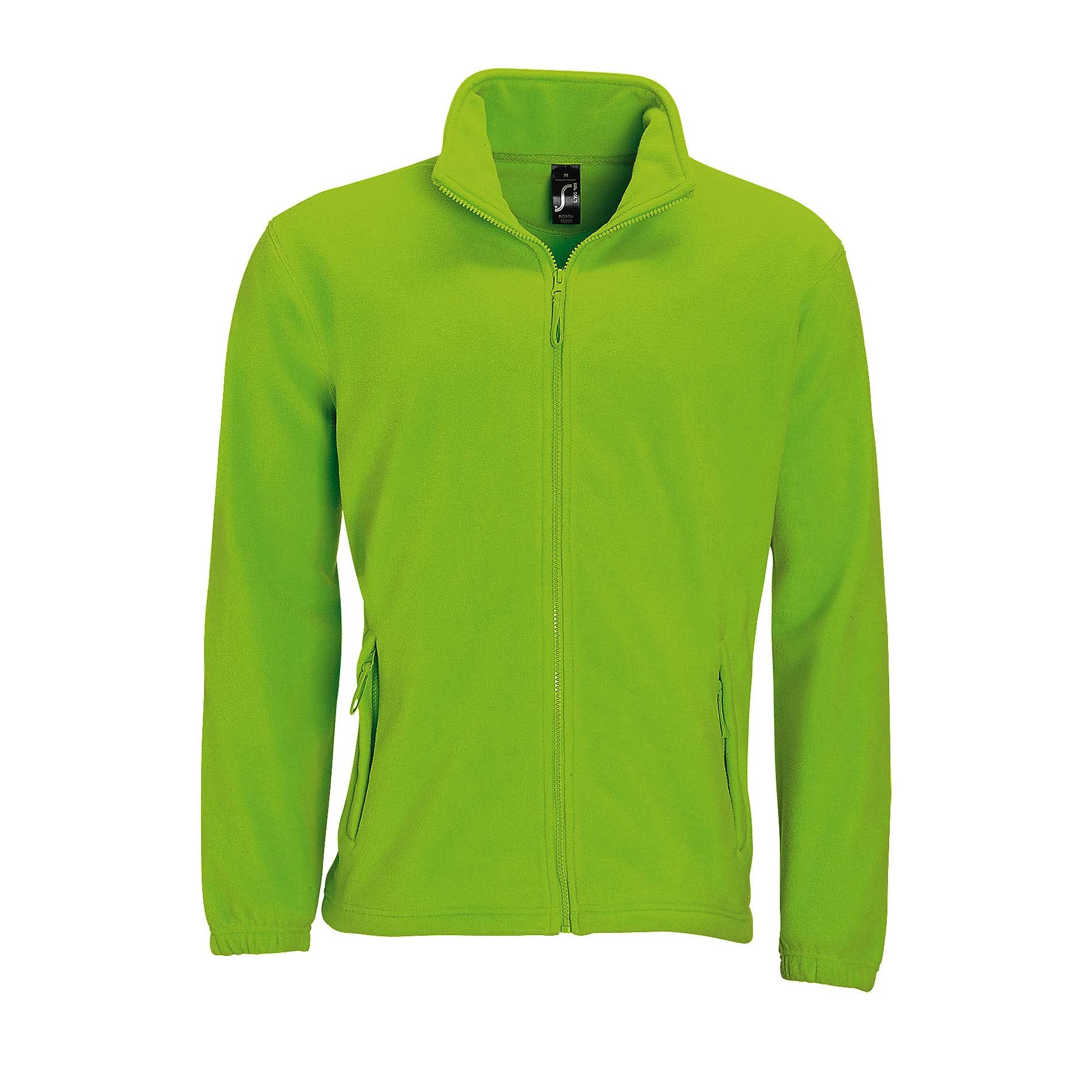 Sols Herren Outdoor Fleece Jacke North (3XL) (Limette)