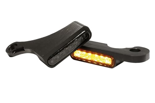 IBEX LED Armaturen Blinker kompatibel mit Harley Davidson Softail schwarz