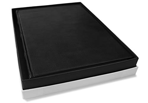 LEATHERKIND Chianti Leder Notizbuch (Schwarz, A4 Liniert)