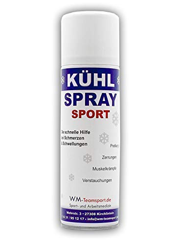 6 Dosen WM-Teamsport Original Sport- Kühlspray, Eisspray, Eis Spray, Kühl Spray, Kältespray 300 ml