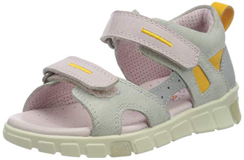 ECCO Baby Mädchen Mini Stride Flat Sandal, Grau(Multicolor Concrete), 25 EU