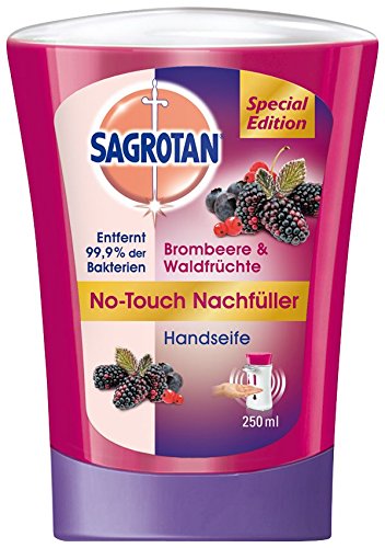 Sagrotan No-Touch Nachfüller Brombeere und Waldfrüchte, 5er Pack (5 x 250 ml)
