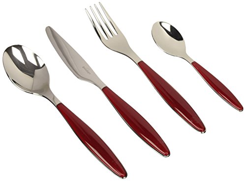 Guzzini Fratelli Feeling, Besteckset 24-teiliges, ABS|SAN|Stainless Steel AISI 304 (18/10)| Stainless Steel AISI 420 (Knife)