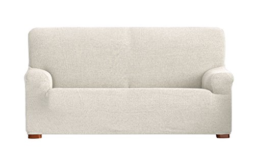 Eysa Dorian elastisch Sofa überwurf 4 sitzer, Chenille, 00-Ecru, 37 x 17 x 29 cm