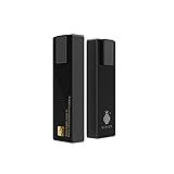 HIDIZS S9 PRO Balanced & Single-Ended Mini HiFi DAC & AMP, 768kHz/32Bit, DSD512 Portable Audio Decoding Amplifier for Android PC with Windows System (Black)