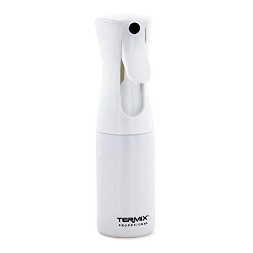 Termix Friseursprühflasche. Sprühflasche mit Nebeleffekt, der die richtige Produktmenge ausstößt. Farbe: Weiß, Termix Botella Spray Pulverizadora Blanca 200 ml