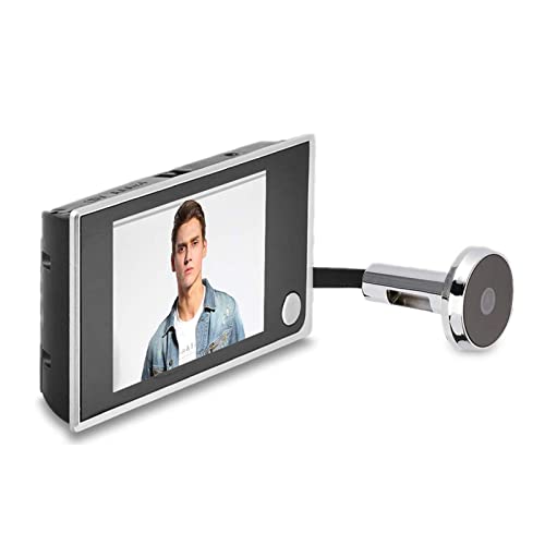 ASHATA Digitaler Türspion, 3.5 Zoll LCD HD Video Türkamera Digitale Türspion-Kamera,120° Sichtwinkel Viewer Foto HD-Kamera Überwachungskamera für Türstärken von 40-100mm