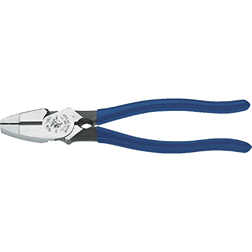 Klein Tools Lineman's Bolt-Thread Holding Pliers, 9-Inch D213-9NETH, Dark Blue