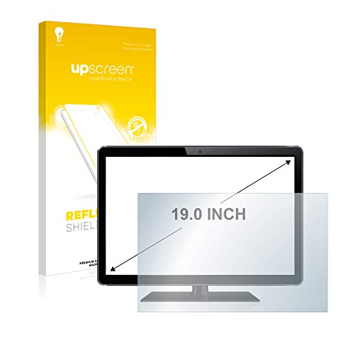 upscreen Entspiegelungs-Schutzfolie für 19 Zoll Kassensysteme (410.9 x 257 mm, 16:10) – Anti-Reflex Displayschutz-Folie Matt