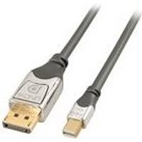 Lindy CROMO - DisplayPort-Kabel - Mini DisplayPort (M) bis DisplayPort (M) - 2 m - 4K Unterstützung - Grau