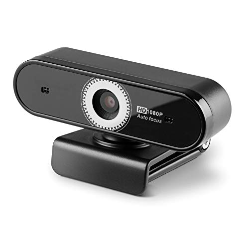 Webcam T150 - CSL Full-HD-Webcam, 1920x1080@30Hz, integriertes Mikrofon, Klemmhalterung, Autofokus, 75° Aufnahmewinkel, Videochat, Home Office, 1080p