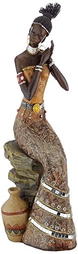pajoma afrikanische Dekofigur ''Ayana'' , sitzend, H 35 cm