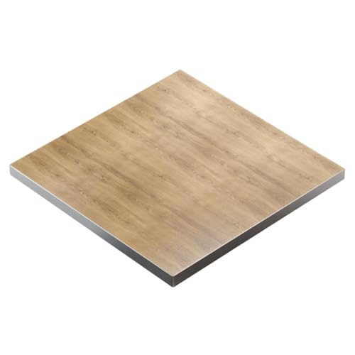 GGMMÖBEL Brasil | Bistro Tischplatte | B:T 70 x 70 cm | Eiche | Holz | Restaurant | Holzplatte | Gastronomie | Möbel | ABS Kante | Gastro | Tischplatte | Melamin |