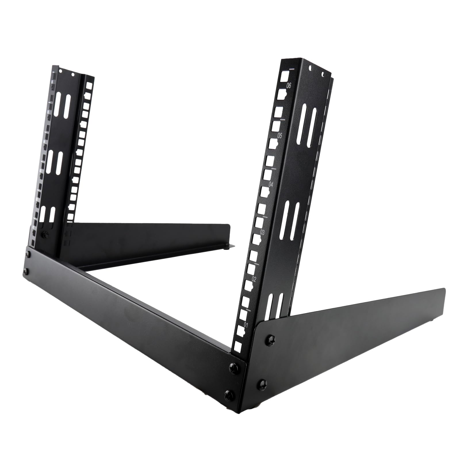 kenable 19 Zoll Rack-Montageständer im offenen Format für Desktop/Arbeitsfläche/Studio/Zuhause, 6U