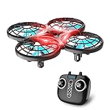 Loolinn | Drohne für Kinder Geschenk - Mini Drohne, RC Quadrocopter mit Antikollisionstechnologie / 360° Flips / 30 Minuten Flugzeit / Handgesteuerter Modus ( DREI Batterien Geliefert )