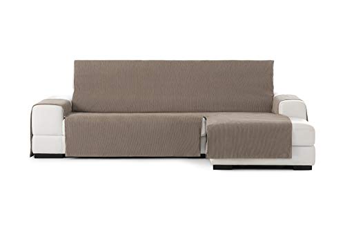 Eysa Loira Protect wasserdichte und atmungsaktive Sofa überwurf, 65% Polyester 35% Baumwolle, braun, 240 cm