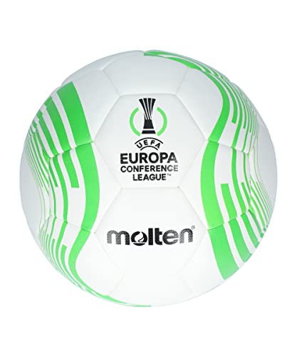 Molten Europa Conference League Trainingsball Gr. 5 weiss/grün Größe 5