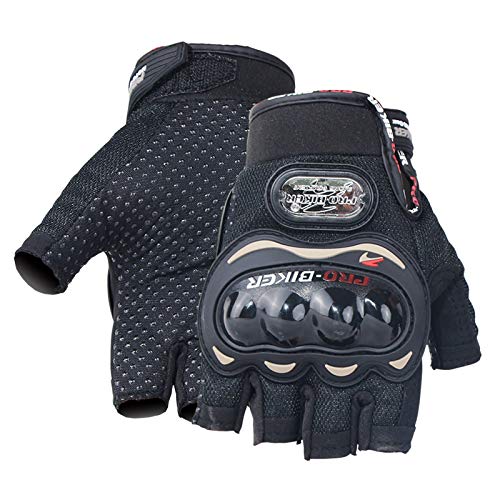 VaizA Motorradhandschuhe Motorradhandschuhe Wearable Sport Full Finger Fäustlinge Moto Schutzausrüstung Moto Racing Handschuhe Motorrad Handschuhe (Color : Black 2, Größe : XXL)