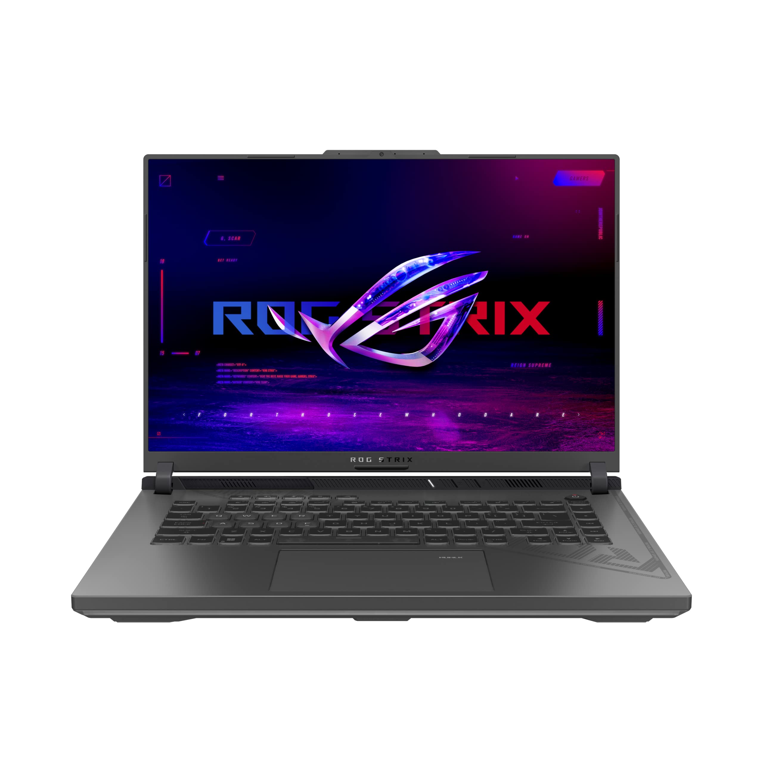 ASUS ROG Strix G16 Gaming Laptop | 16" QHD+ 240Hz/3ms entspiegeltes IPS Display | Intel Core i9-13980HX | 16 GB RAM | 1 TB SSD | NVIDIA RTX 4080 | Windows 11 | QWERTZ Tastatur | Eclipse Gray
